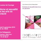 Parution ouvrage : Érotisme et sexualité dans les arts du spectacle